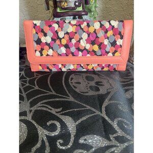 Vera Bradley Long Trifold Wallet - Pixie Confetti